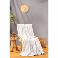 پتو برجسته کاتن باکس مدل Emboss Krem دو نفره سایز 220در240 سانتی