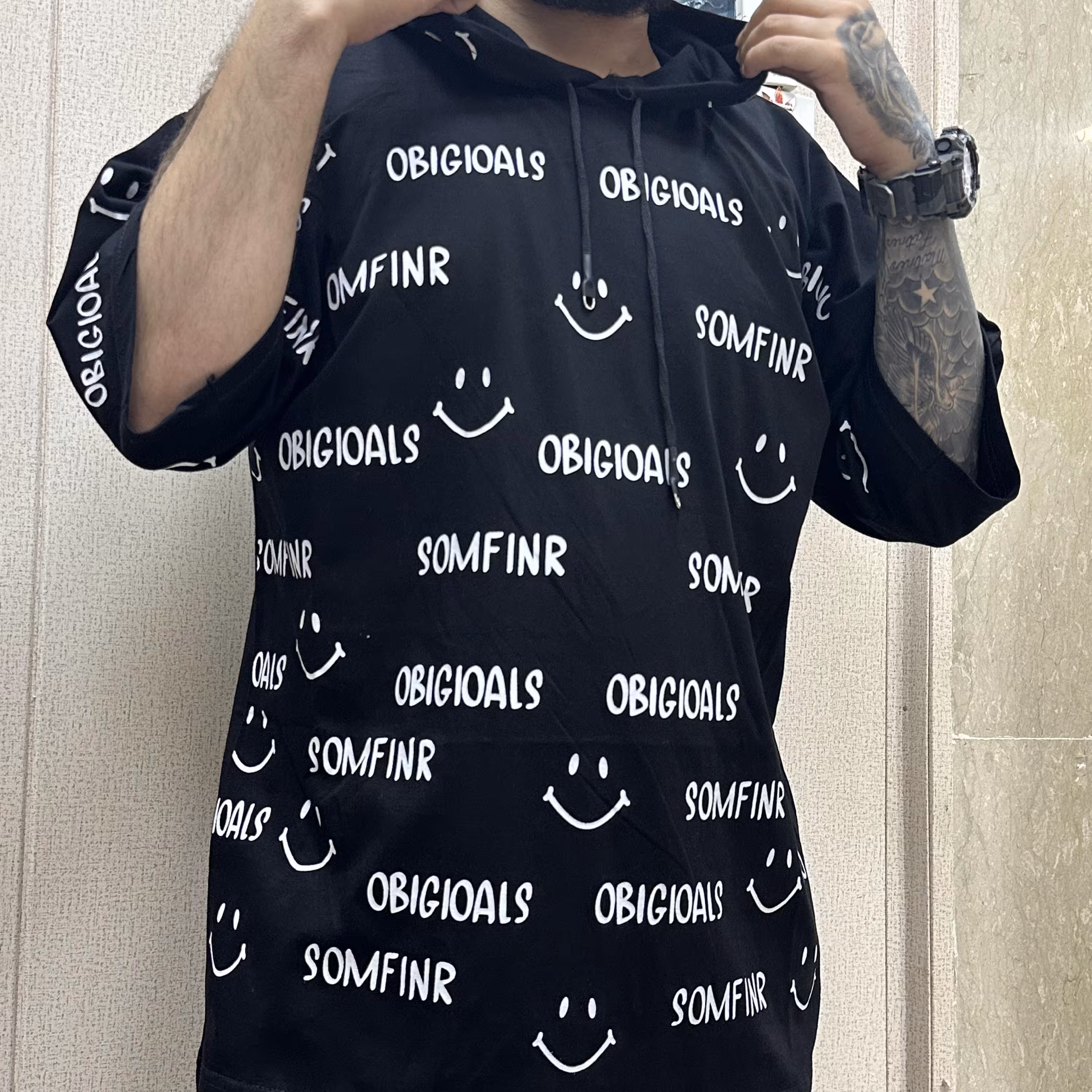 تیشرت کلاهدار مردانه اسپرت  ارسال رایگان