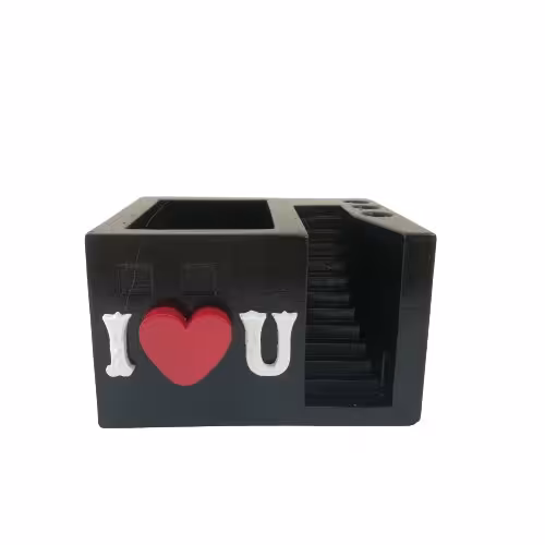 جامدادی رومیزی بتنی طرح پله مدل عاشقانه