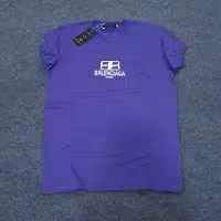 تیشرت یقه گرد BALENCIAGA آستین و یقه کش کد:2