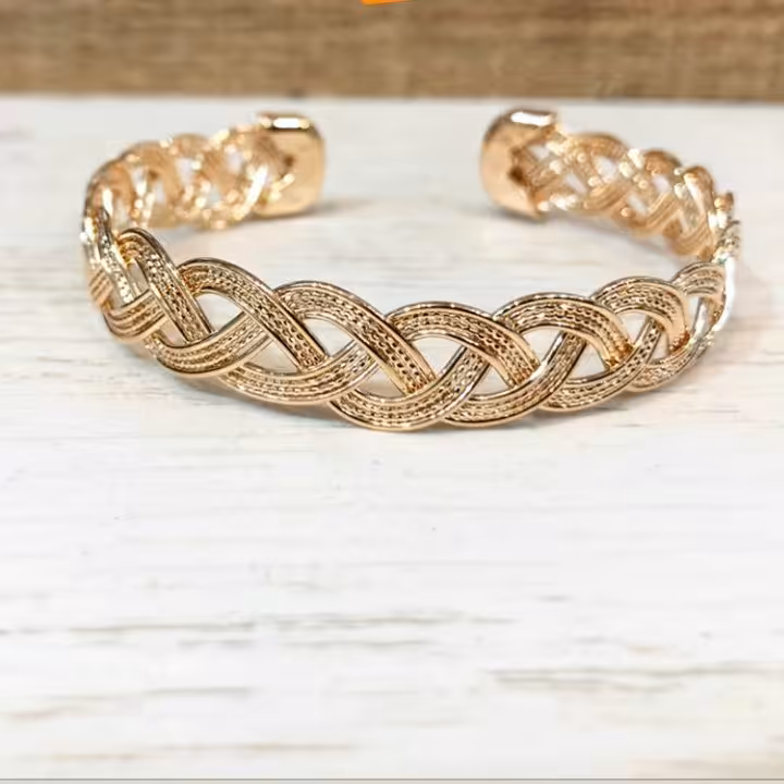 دستبند النگویی جواهری استیل زنانه دخترانه مارک ژوپینگ طرح 6