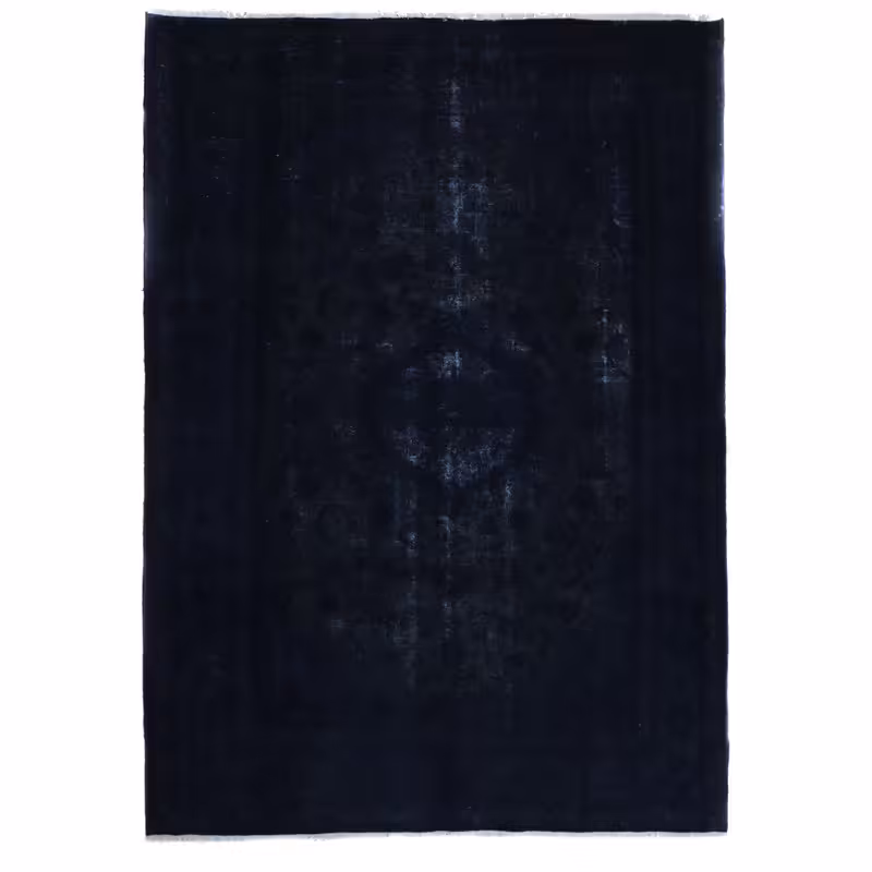 فرش دستبافت رنگ شده هشت ونیم متری مدل وینتیج کد 4102250