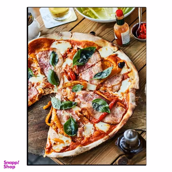 تابلو شاسی بکلیت طرح فست فود و پیتزا مدل SH-9331