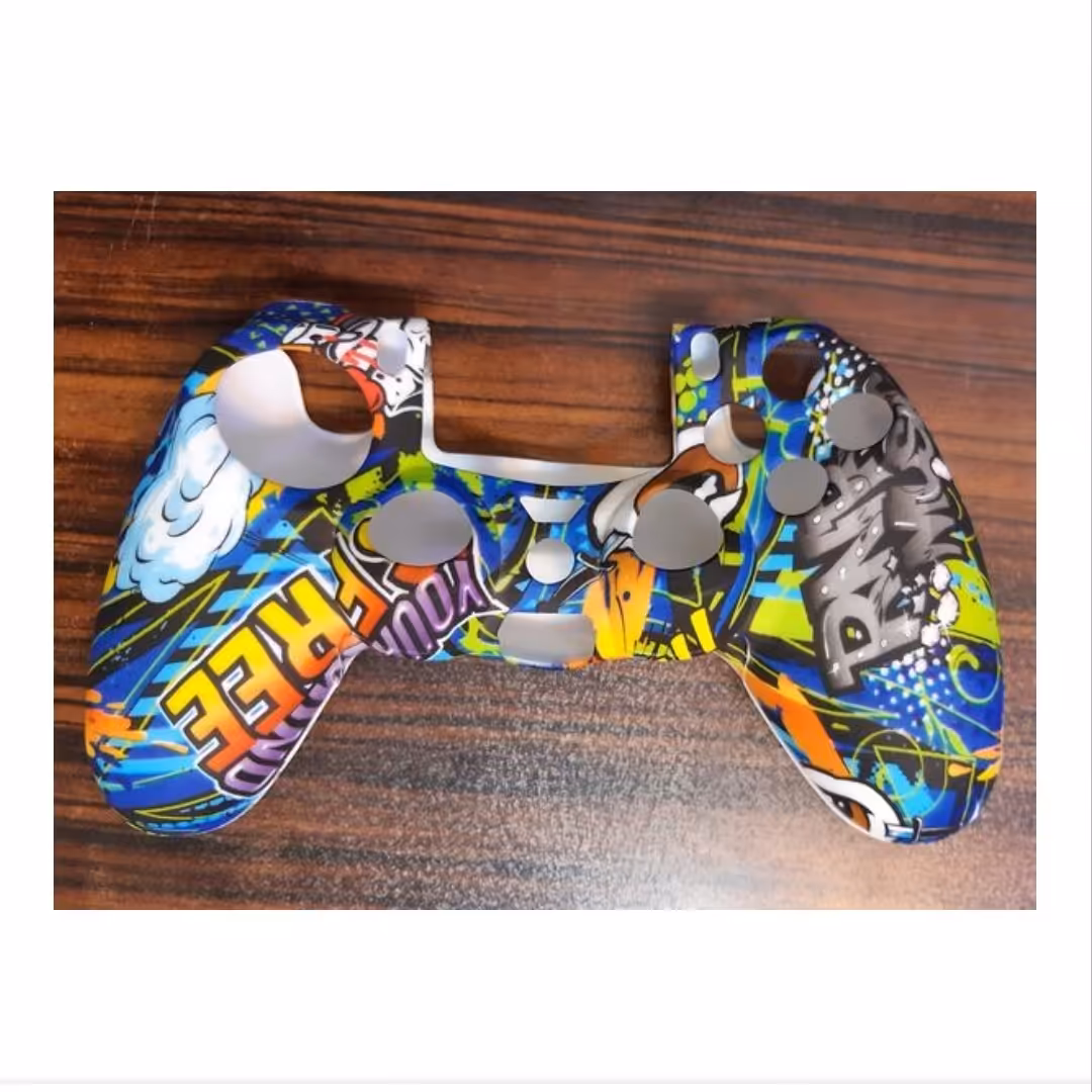 روکش دسته PS4 درجه یک طرح فانتزی رنگی