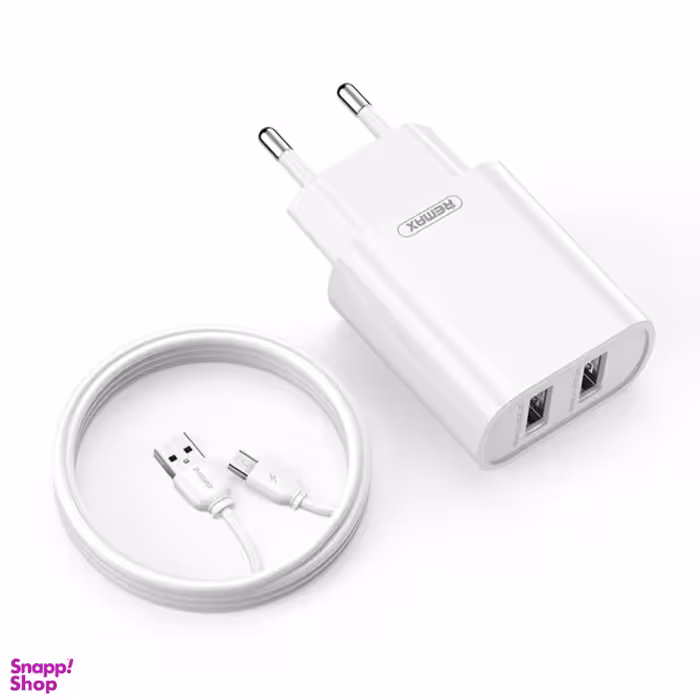 شارژر دیواری 10 وات ریمکس سری Jane مدل RP-U35 به همراه کابل microUSB