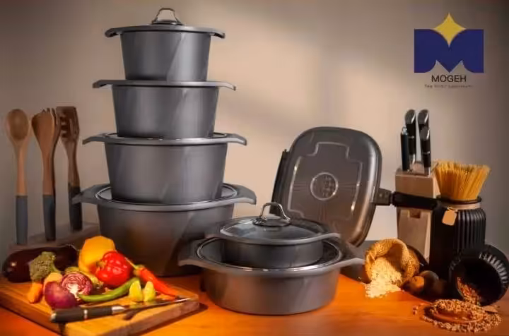 سرویس قابلمه موگه MOGEH طوسی 14 پارچه