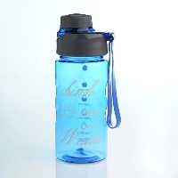 قمقمه و بطری 550 cc پلاتینیوم مدل drink water ( آبی )