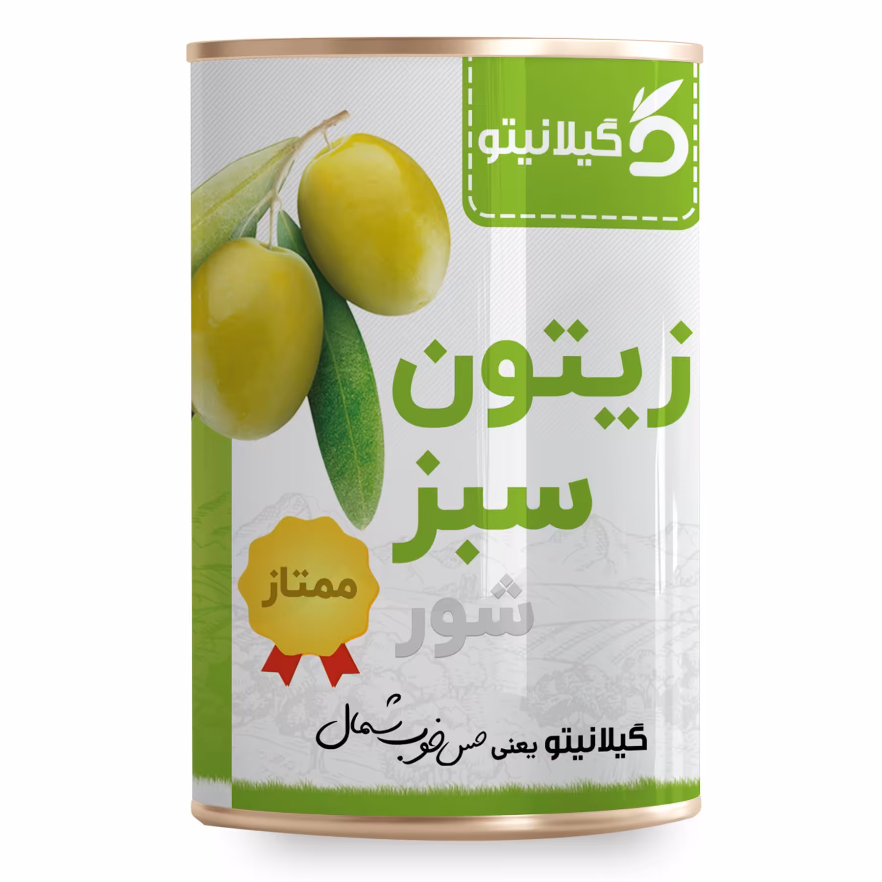 زیتون متوسط ممتاز گیلانیتو-2200گرمی