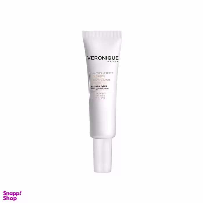 کرم پودر ورونیک مدل دی دی کرم رنگ بژ طلایی spf25 حجم 40 میلی لیتر
