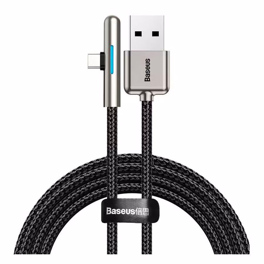 قیمت و خرید کابل تبدیل 1 متری USB به USB-C بیسوس مدل Mobile Game Elbow CAT7C-B01 | یاس ارتباط