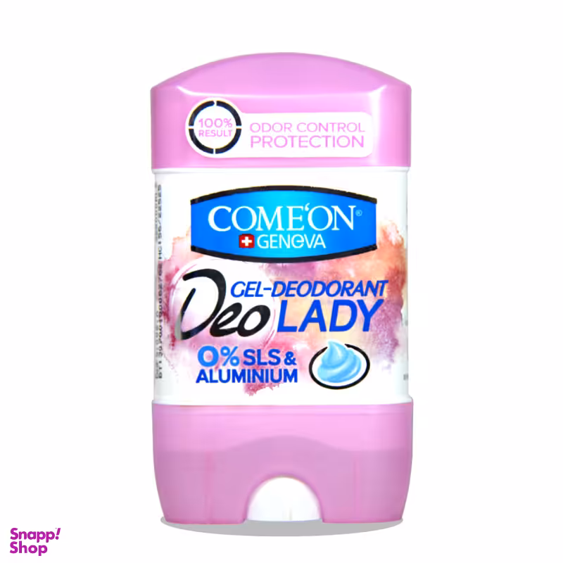استیک دیودورانت ژلی زنانه کامان (Comeon) فاقد سولفات و آلومینیوم حجم 75 میلی لیتر