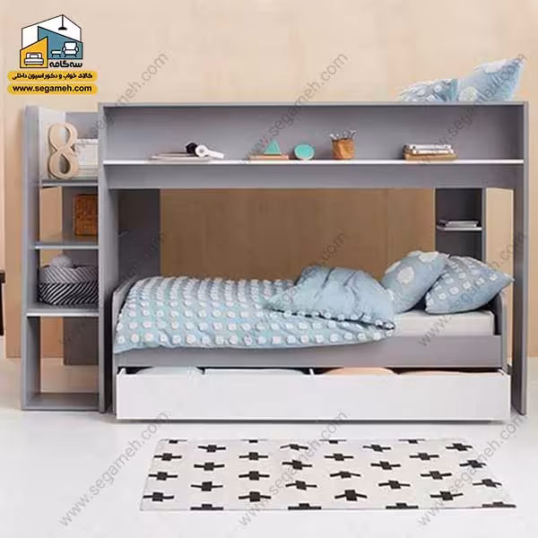 تخت خواب دوطبقه کد BTDP57 - فروشگاه سه گامه