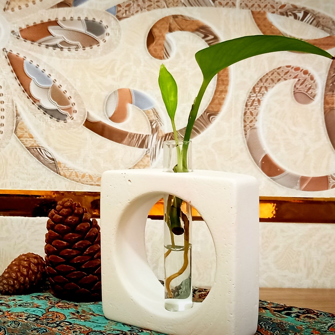 گلجای زیبا مدل دایره ای،رنگ به سفارش مشتری