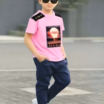 تیشرت تک اسپورت دخترانه وپسرانه سایز65