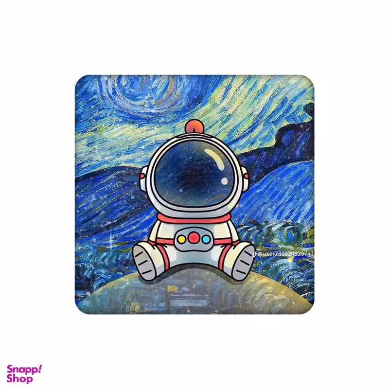 زیرلیوانی طرح فضانورد در شب ستاره باران کد 7593040