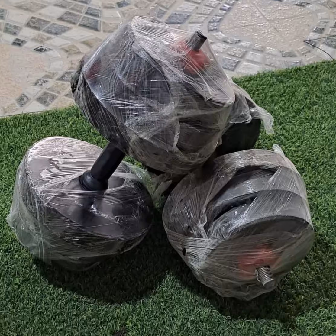 دمبل  متغیرقابل تنظیم جمعا 17.5 کیلویی، ارسال رایگان