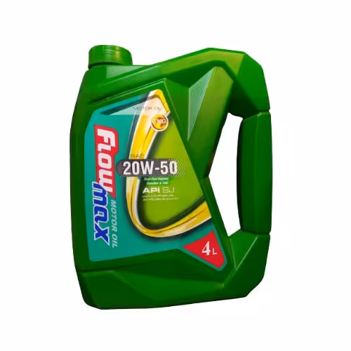 روغن موتور خودرو پارس فلومکس SJ 20w-50 با حجم 4 لیتر