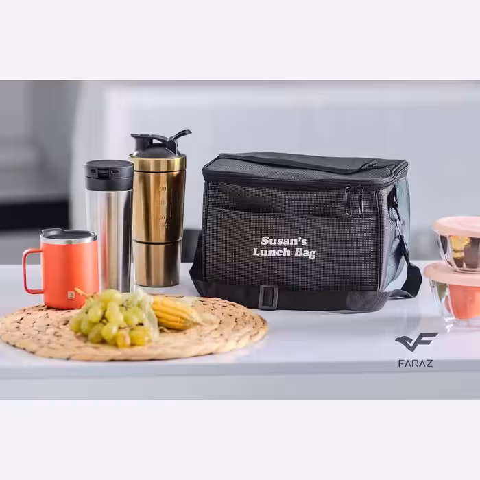 بگ پیک نیک لانچ باکس متوسط برزنتی عایق دار ارسال بصورت پس کرایه