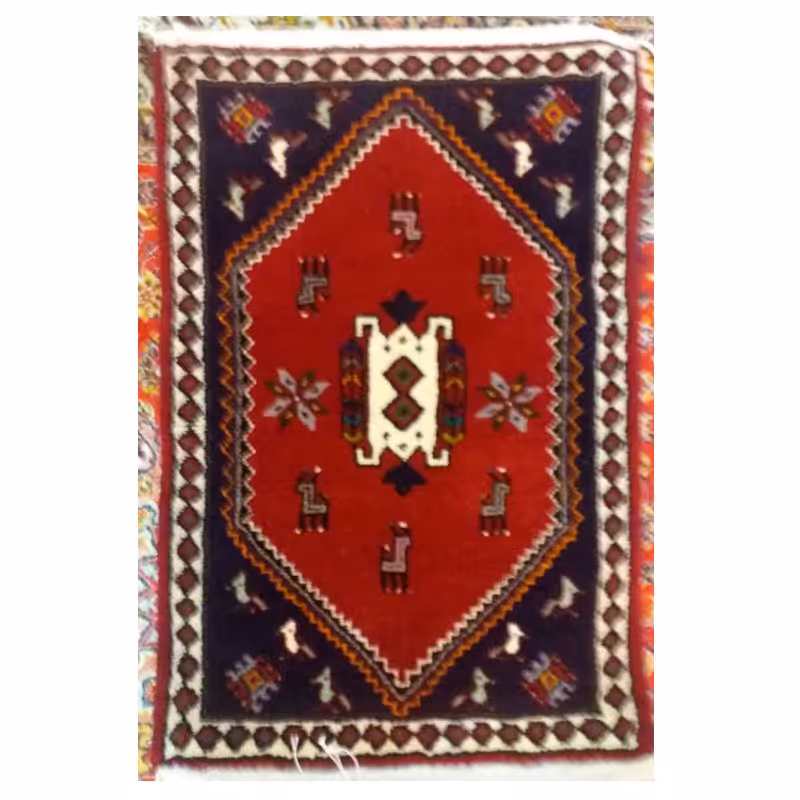 فرش دستباف قالی کلاردشت طرح تلفیقی کد Far06