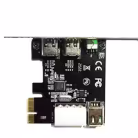 کارت کپچرPCI-E 1394 سرعت 400 چیپ (via)