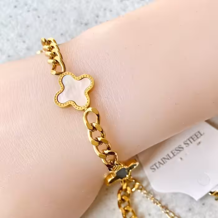 دستبند ونکلیف زنجیر کارتیر استیل