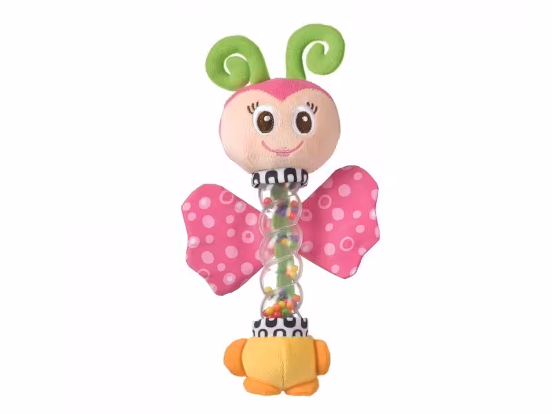 پروانه جغجغه ای با توپ رنگی playgro كد 181568