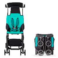 کالسکه جی بی پوکت پلاس جدید فوق سبک چهار کیلویی  رنگ ابی -مشکی   gb pockit plus / capri blue