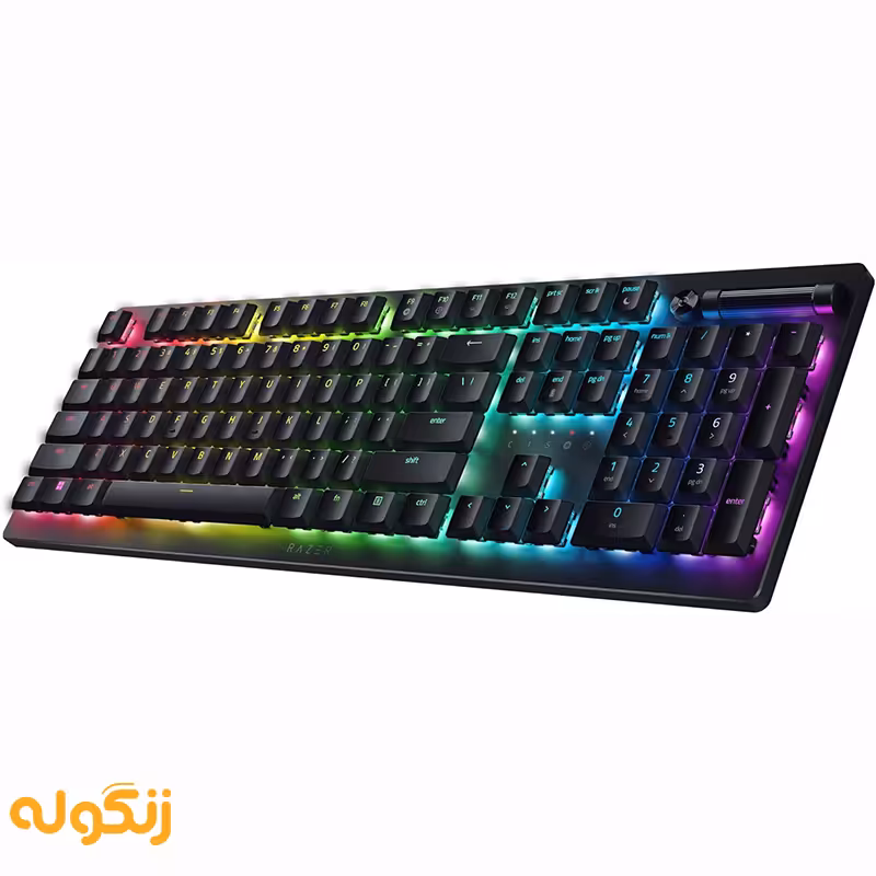 کیبورد گیمینگ Razer Keyboard DeathStalker V2 Pro - Linear Optical Switch - زنگوله