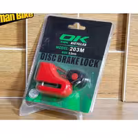 قیمت خرید قفل دیسکی OK 203M 5.5mm دوچرخه و موتور شافت / Ok Bicycle Disc Brake Lock 203M Size 5.5mm / دوچرخه چند منظوره شهری کوهستان / اصل با ضمانت ©️ کمترین قیمت عمده بازار / گارانتی بازگشت وجه 7 روز