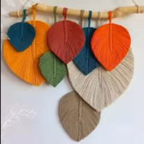 آویز دیوارکوب مکرومه
