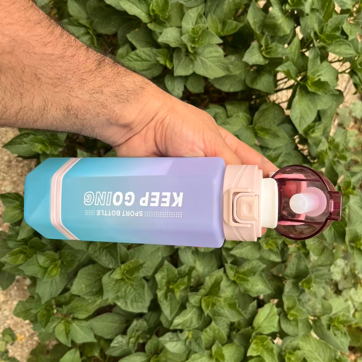 قمقمه اکریلیک بنفش   keep going720 ml