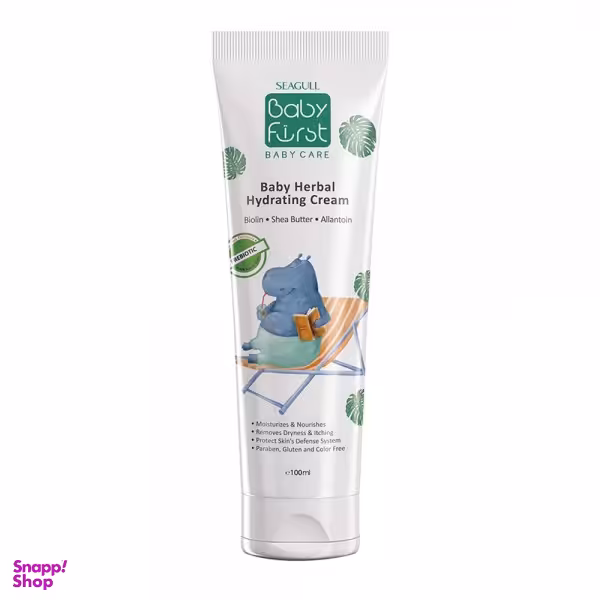 کرم مرطوب کننده گیاهی کودک بیبی فرست (Baby First) حجم 100 میلی لیتر