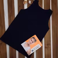 زیرپوش مشکی رکابی Nice سایز XL.نخ پنبه درجه 1جزو3 برند برتر ایران .غرفه جبران
