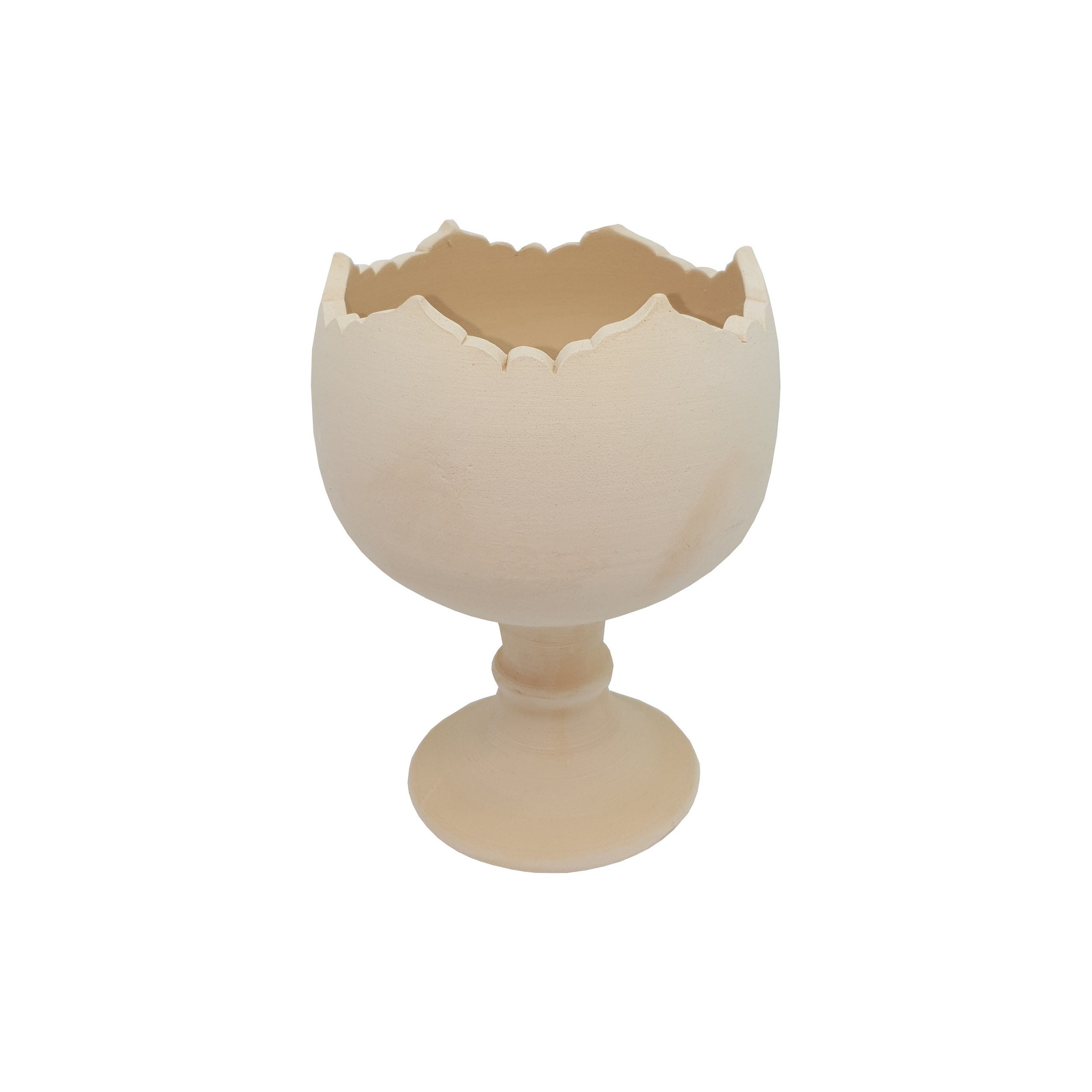 شکلات خوری سفالی خام مدل انار کد D18(متوسط)
