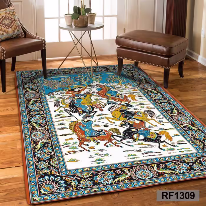 روفرشی کشدار (کاور فرش)  12 متری کالای خواب متین کد 1309(قابل سفارش در ابعاد 12-9-6-4 متری)