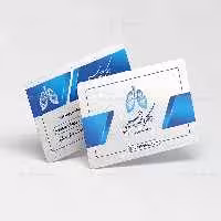 طرح کارت ویزیت متخصص ریه | گرافیک با طعم تربچه