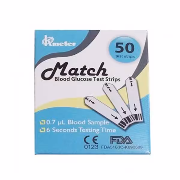 نوار تست قند خون مچ MATCH