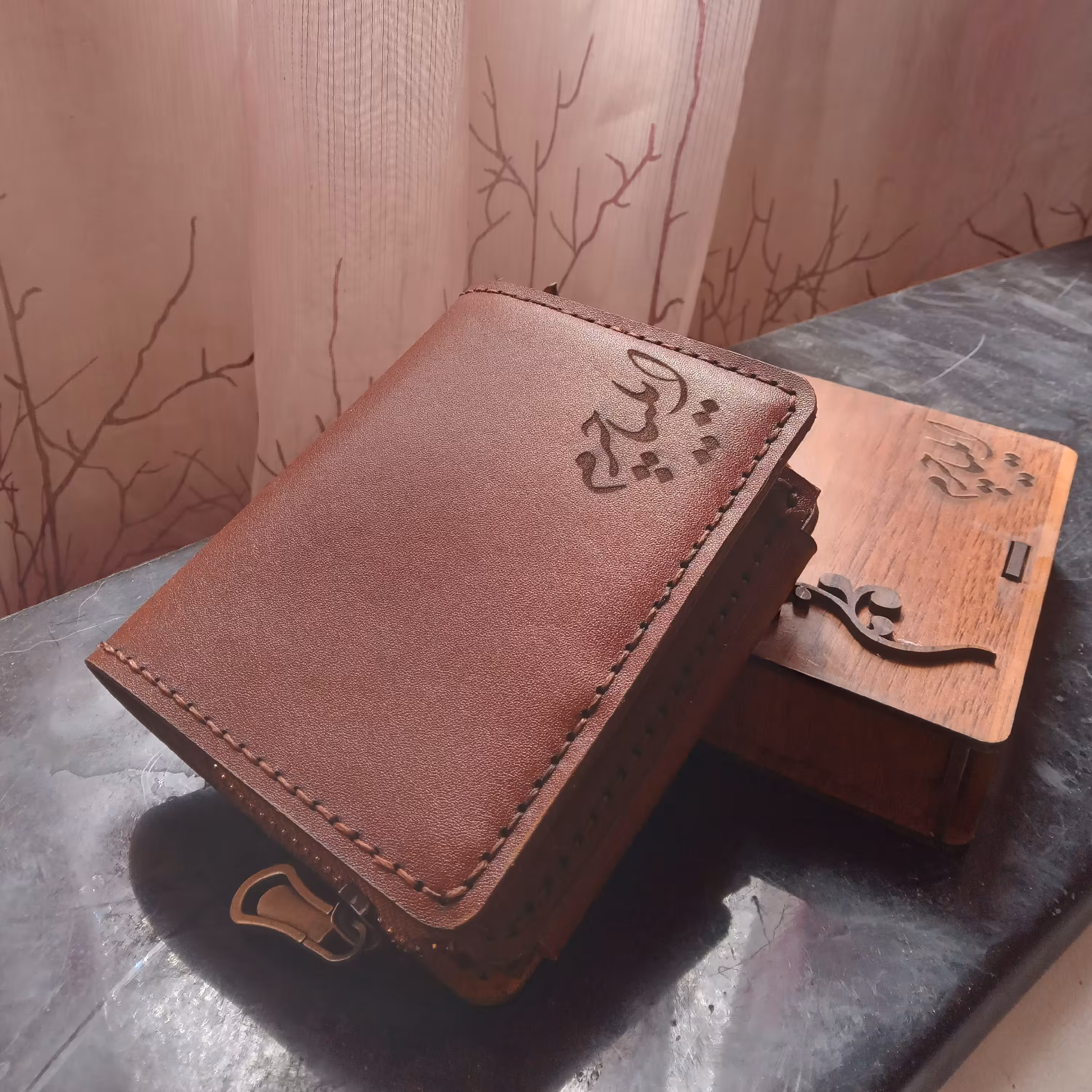 کیف پول جیبی سه لت با جاکلیدی