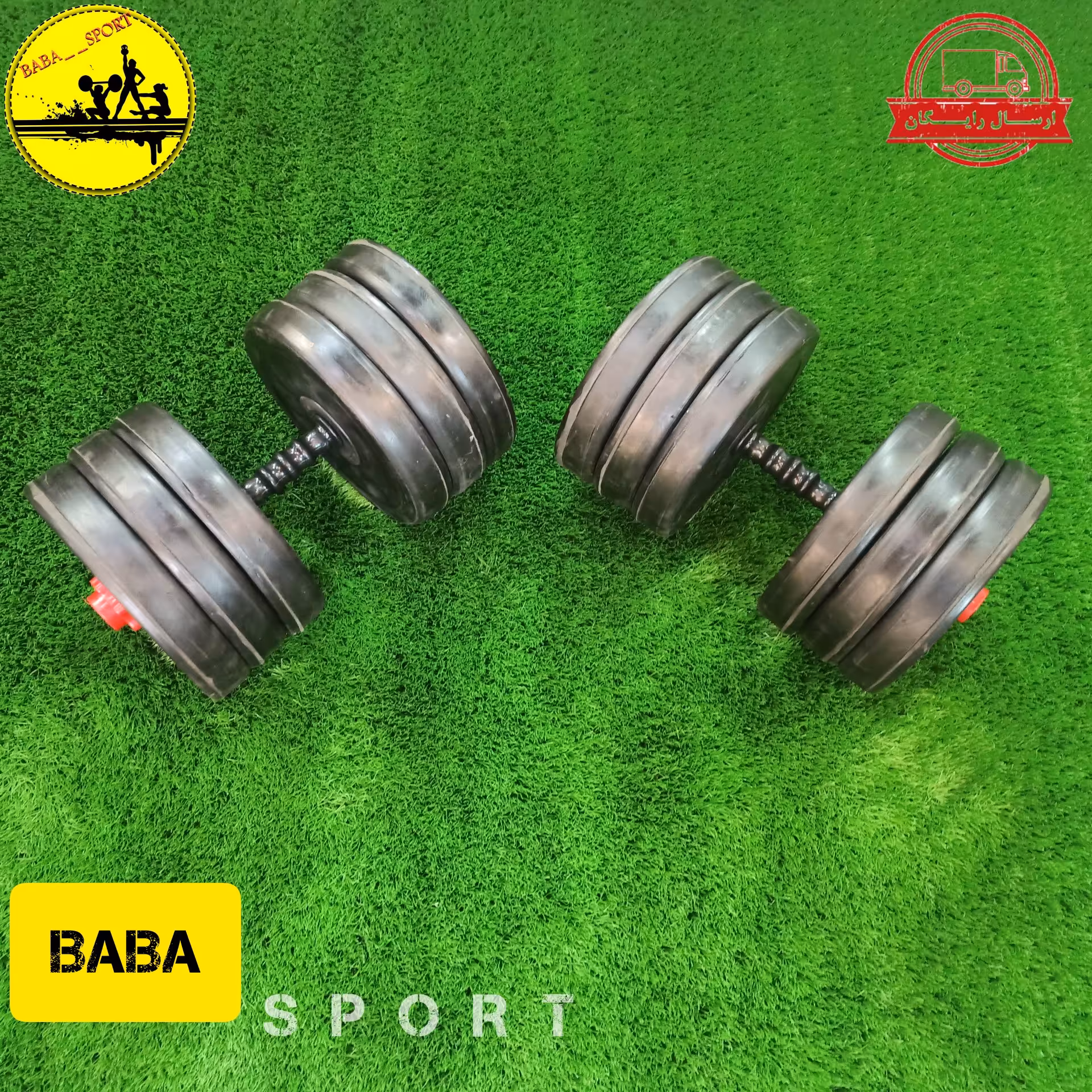 دمبل متغیر جمعا 60 کیلویی جفت 30 کیلویی (هزینه ارسال پسکرایه)