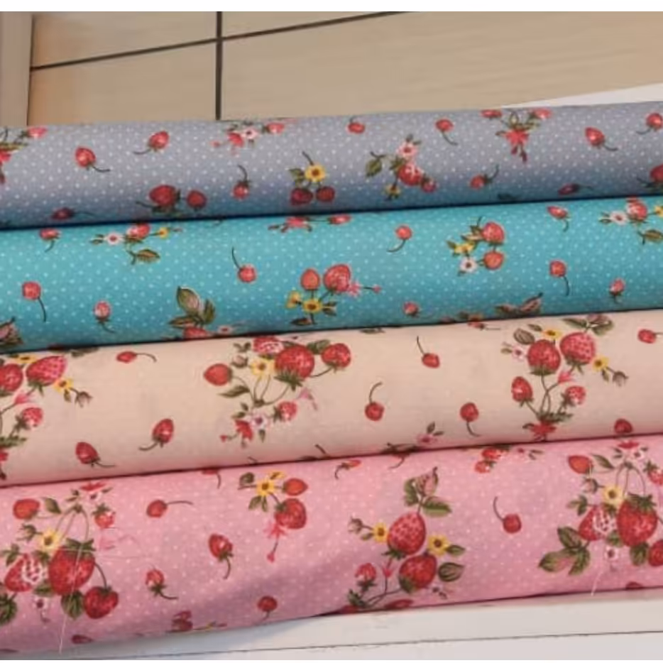 پارچه تترون نخ مناسب برای ملحفه و ستهای آشپزخانه و روتختی و روبالشی و کارهای هنری و ست سیسمونی و پرده1