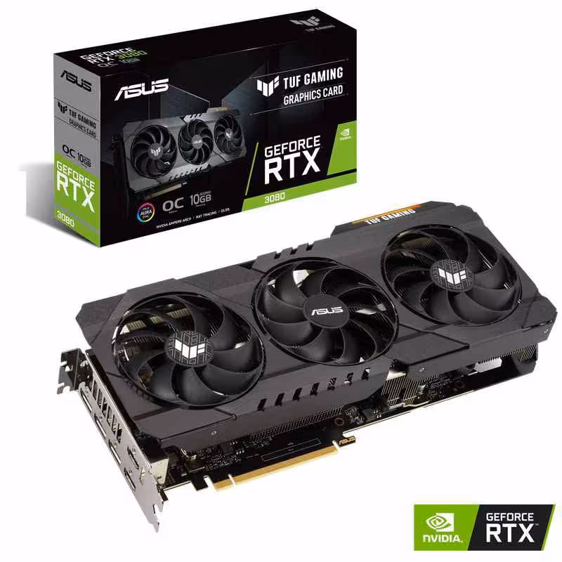 خرید کارت گرافیک ایسوس Graphics ASUS TUF RTX3080 O10G با بهترین قیمت