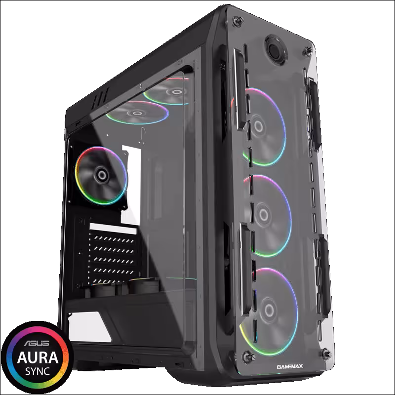 کیس گیمینگ گیم‌مکس مدل Optical G510 Black