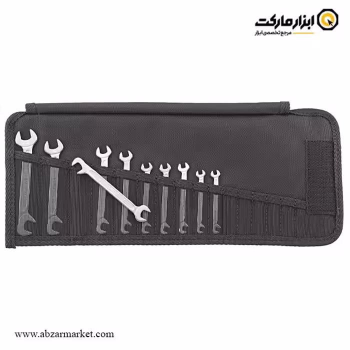 ست آچار دو سر تخت سرکج F اشتایویل 10 عددی مدل ELECTRIC 12/10