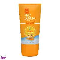 ضد آفتاب مخصوص کودکان پرودرما (Proderma) مدل فاقد جاذبه‌های شیمیایی با SPF35 حجم 40 میلی لیتر