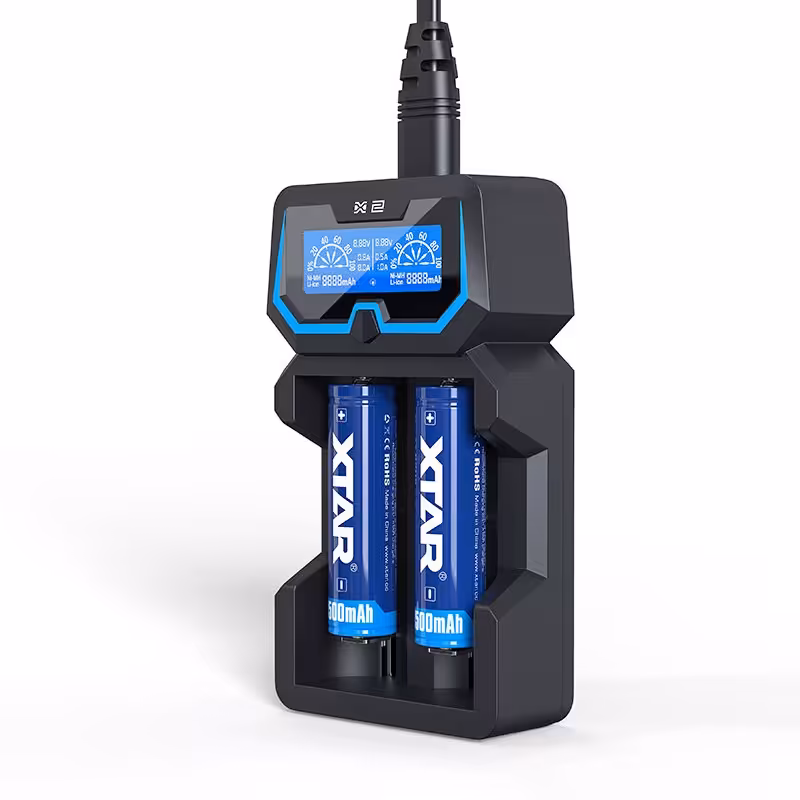  شارژر باتری 2 شیار هوشمند Xtar مدل X2