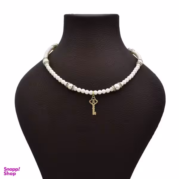 گردنبند طلا 18 عیار زنانه سانا گالری طرح کلید کد 528D2975