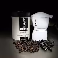 قهوه دان بیالتی-Bialettiآروما کلاسیکو  رست مدیوم 50 روبستا - 50عربیکا قوطی 250 گرمی.  غیر اصل