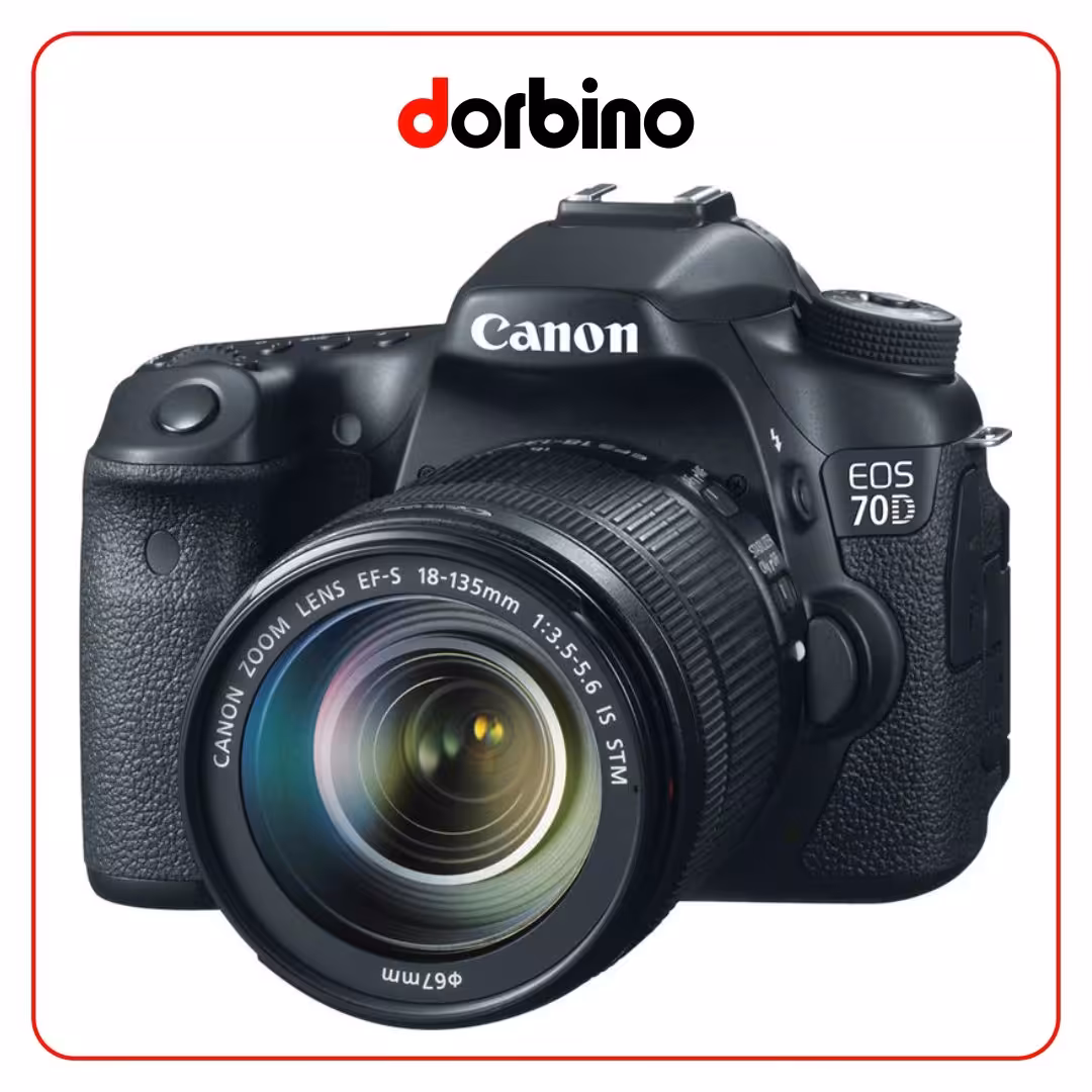 دوربین عکاسی کانن Canon EOS 70D Kit with 18-135mm IS STM - فروشگاه دوربین دوربینو