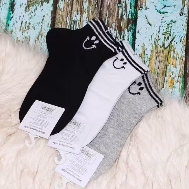 جوراب بالا دو خط لبخند