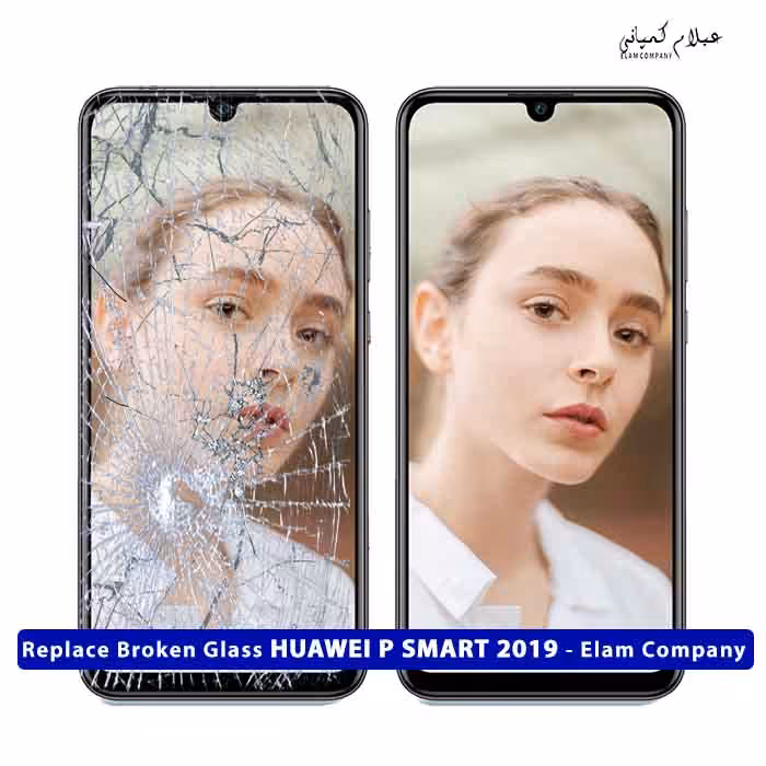 تعویض گلس تاچ ال سی دی هواوی HUAWEI P SMART 2019 – ضمانتی و بدون ریسک